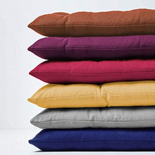 Cuscino per panca a 2 3 posti, per interni ed esterni, in cotone, rettangolare, per panca da giardino (120 x 48 cm, rosso)
