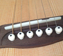 Huertuer 12 pz perni pioli con ponte chitarra pin Puller Remover per chitarra (bianco)