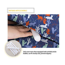 Agroupdream - Copridivano colorato in tessuto spandex resistente per divano, chaise longue e chaise longue per bambini, gatti, cane Boston Terrier a 2 posti