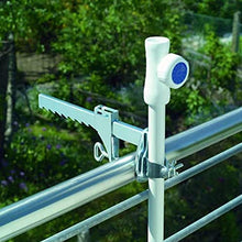 iBaste Supporto per ombrellone da balcone, per ombrelloni