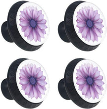 Amore romantico fiore rosa Pomelli per Porta Set di 4 Pomelli per Mobili Manopole per Cassetti Cucina Armadio Vetro