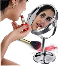 Yililay Vanità Specchio di Trucco, Due facciate Girevole Specchio da Toilette, Ingrandimento Trucco Permanente Specchio Tavolo Specchio da Toilette Hoom Alimentazione