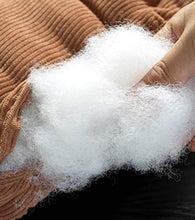Xpnit - Cuscino per sedia, in cotone, rotondo, quadrato, spessore 10 cm, per sedia da pranzo, ufficio, esterno (45 cm, nero)