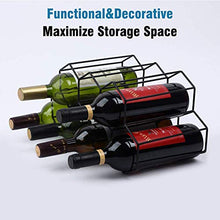 Wine Rack impilabile, Rete 7 Bottiglia impilabile Wine Rack risparmiatore dello Spazio Protector controsoffitto Libero Basamento del Wine Rack