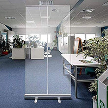 Roll Up Trasparente Portatile, Barriera Trasparente, Schermo Retrattile Barriera per Banner Roll Up Facile da Installare