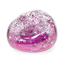 HongTeng Divani Divano Gonfiabile con Paillettes Divano Lazy Couch Camera da Letto Esterna Piscina da Viaggio Cute Shiny Nap Cuscino d'Aria Sedia 98 × 100cm (Color : Pink)
