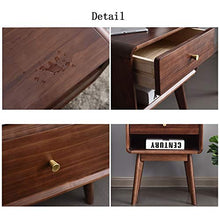 AINIYF Comodino in Legno massello con Comodino for Camera da Letto con 1 cassetto Comodino (43x35x54,5 cm) (Color : Brown)