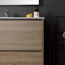 Kiamami Valentina MOBILE CON LAVABO A TERRA 100 CM QUERCIA| LAGUNA