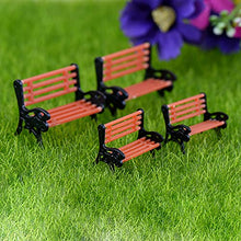 Tianxiangjjeu - Mini panchina modello micro paesaggio decorazione giardino L