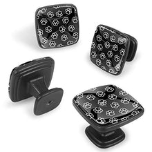 Dog paw cat paw puppy footprint Pomelli per Porta Set di 4 Pomelli per Mobili Manopole per Cassetti Cucina Armadio Vetro