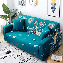 Himlaya Elastico Copridivano Protettore Antiscivolo Ideale Custodie Copre Proteggi, per Poltrone Divano 1 2 3 4 Posti Salotto Sofa Mobili (Cervo Sika,4 posti: 235-300cm) - Arredi Casa