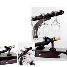 Lxlxq Creativo Piccolo Rocket Styling Wine Display Wine Rack Ornamenti Vino Hanging Cup Holder Bottle