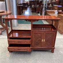 COUYY Hedgehog Legno di Sandalo Rosso Palissandro Cinese Solido Semplice di Legno Credenza E Pratico Piccolo Appartamento Tiger Piedi Tea Gabinetto