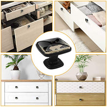 Orso luna Pomelli per Porta Set di 4 Pomelli per Mobili Manopole per Cassetti Cucina Armadio Vetro