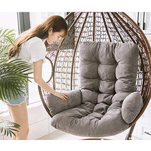 Cuscino per Sedia a Cesto Appeso,60 X 120 cm Cuscino per Sedia a Dondolo per Uovo,Sedile per Sedia a Dondolo Rimovibile e Lavabile per Interni Patio Esterno Cortile Giardino