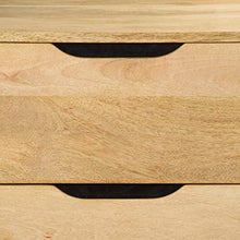 SKM Cassettiera in Legno Massello di Mango 140x45x80 cm