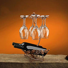 LCSD Scaffale per Vino Iron Sun Flower Red Wine Doppio Bottiglia/Coppa Staffa Stabile Stabile Wine Cabinet Galvanotecnica Decorazione Decorazione di Moda