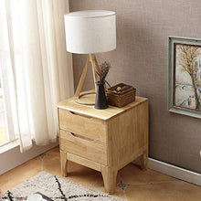 Xiaoli Comodini Comodino in Legno massello con comodini in Rovere Color Legno Camera da Letto Comodini Letto