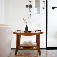Bagno Panca in legno di teak massiccio 61 x 41 x 46,5 cm