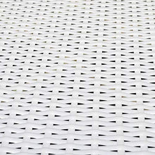 vidaXL Divano da Giardino 24 pz in Polyrattan Esterni Bianco Sofa con Cuscini