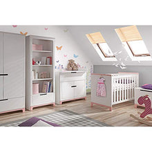 Armadio Pinio Mini 2 ante - Bianco e rosa
