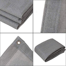 FANGJIE Tenda a Vela Rettangolare 80x1000cm Idrorepellente frangivento con Occhielli per Giardini e steccati Recinzione, Grigio Chiaro