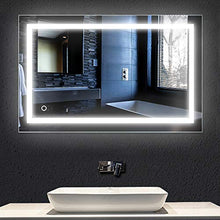 Turefans 23W, 6000K, 100 * 60cm, Specchio per Bagno con LED, Specchio Bagno