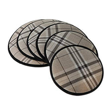 FLAMEER Cuscino per Sedia Antiskid Copertura di Cuscino Lavabile per Divano Poltrona di Esterno Stile Moderno - Round 28cm