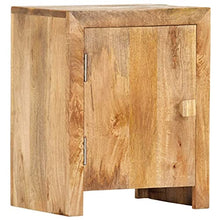 vidaXL Comodino 40x30x50 cm in Legno Massello di Mango
