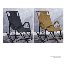 Moolo Zero Sdraio Zero Gravity Chair Sedie da Patio Oversize e Reclinabili Resistenti alla Ruggine con Poggiatesta Imbottiti Regolabili Sedia gravità (Color : Brown Yellow)