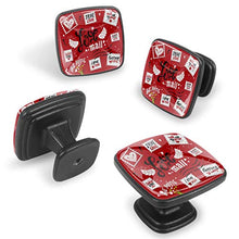 Imposta la posta d'amore Pomelli per Porta Set di 4 Pomelli per Mobili Manopole per Cassetti Cucina Armadio Vetro