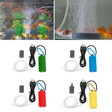 Xuniu Mini Oxygen Air Pump, USB Super Silent Air Pump per Acquario Fish Tank (Rosso)