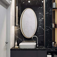 Bathroom mirror Specchio Bagno Nordico Semplice Specchio Ovale a Parete Specchio da Trucco Specchio da Bagno