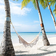HAOXIU Amaca con nappa, stile boho, da balcone, per viaggi, campeggio, spiaggia, interni ed esterni
