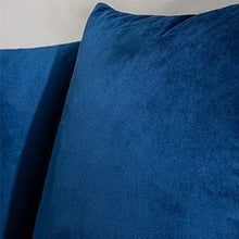 Topfinel Federe Cuscini Natalizie in Velluto per Divano Copricuscini Decorativi Quadrate per Casa Camera da Letto Salotto Federa per Cuscino 2pezzi 40x40cm Blu Marino