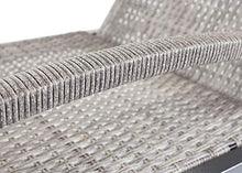 Mendler Set 2X lettini Regolabili da Esterno HWC-E27 polyrattan Grigio con Cuscino Grigio Scuro