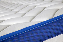 Imperial Confort Copenhague 25 Materasso, Viscografene, Bianco-Blu, Semplice, 90x200
