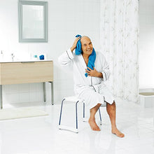 Ridder A0050011 - Sgabello da bagno con struttura lucidata