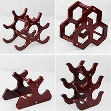 KITER Portabottiglie per Vino Scaffale per Vino in Legno Scaffale per Vino da appoggio e da appoggio per Cucina, Sala da Pranzo, Armadio per dispensa, espositore per Bar (Color : F)