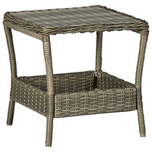 FAMIROSA Tavolo da Giardino Marrone 45x45x46,5 cm in Polyrattan