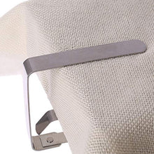 Nikunty - Mollette da Tavolo per Picnic, 4 Pezzi, in Acciaio Inox