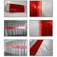 LSXIAO Tenda della Saldatura, Copertura della Parete della Tenda del PVC, 650g per Metro Quadrato Chiaro Rosso Finestra con Occhiello in Rame per Il Magazzino, Riparazione Auto, Edificio