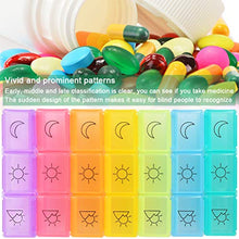 “N/A” Portapillole Portatile Color Arcobaleno 7 Giorni 21 Scomparti