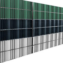 Froadp 195m Antracite PVC Schermi Divisori e Protettivi Pellicola 19cm Opache Strisce Privacy con 90 Clips Antivento Doppia Recinzione Impermeabile Schermo per Giardino Balcone