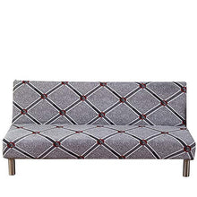 Copridivano senza braccioli vintage con stampa floreale per divano divano e divano a 3 posti, elastico e pieghevole, adatto per divano letto pieghevole senza braccioli