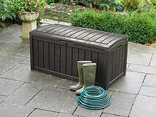 Keter Baule Glenwood Marrone 390 Lt In Resina Cm 128X65X61 H