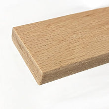 10 Listelli Curvati in Legno di Faggio - Ricambio per Doga – 3,8 X 79 X 0,8 Cm