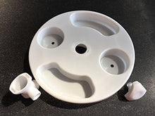 Tavolino In Plastica Per Ombrellone 30cm con vari adattatori