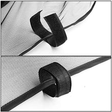 Sekey Zanzariera per Gazebo, 3 * 3 M Padiglione per zanzariera, con Cerniera e Cinturini in Velcro, Nero