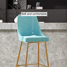 XIAOQIAO Sgabelli da Bar, seggioloni ad Altezza Fissa 65 cm / 70 cm / 75 cm, con Schienale Alto ed ergonomico, Dotati di Cuscino Morbido e Confortevole, Multiuso